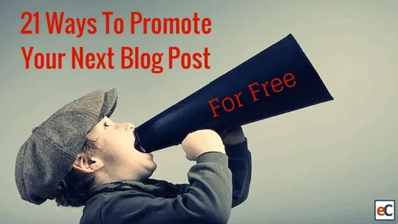 how to promote blog