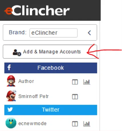 Add & Manage Accounts