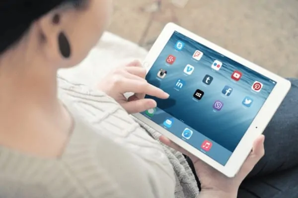 gen z and social media use on iPad