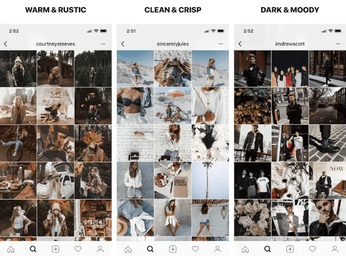instagram filters comparison