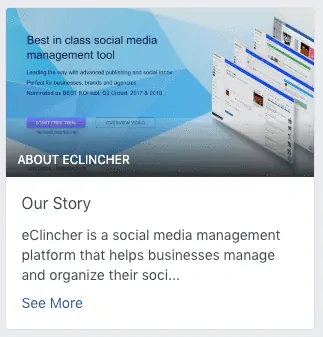 eclincher facebook story