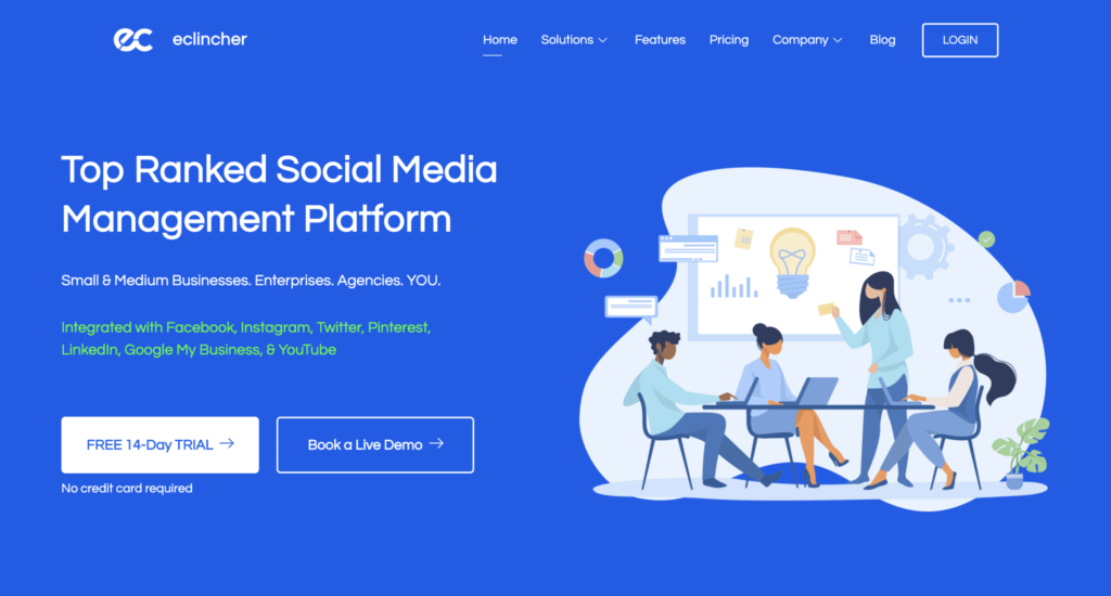 Best Social Media Management Platform For SMM - eclincher