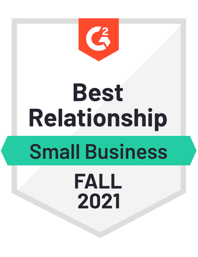 eclincher Best Relationship SMB G2 Fall 2021