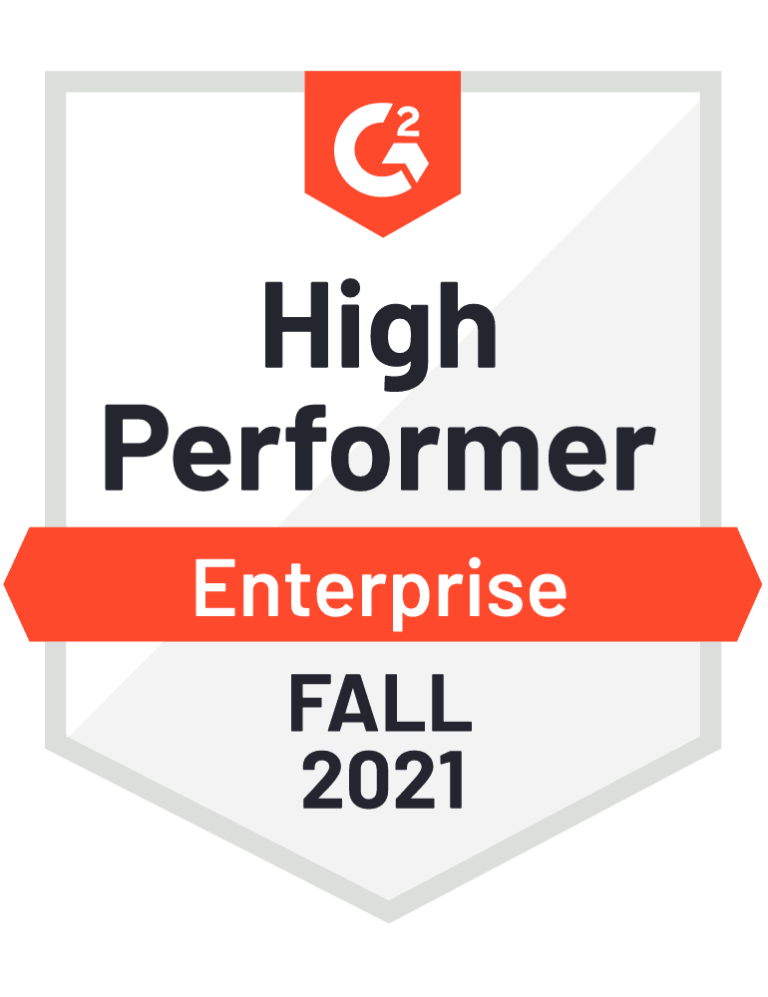 eclincher High Performer Enterprise G2 Fall 2021