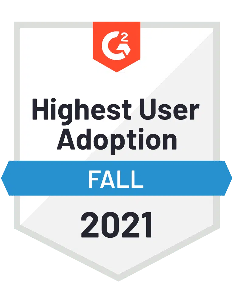 eclincher Highest User Adoption G2 Fall 2021