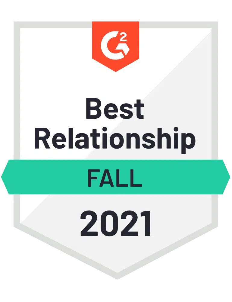 eclincher Best Relationship G2 Fall 2021