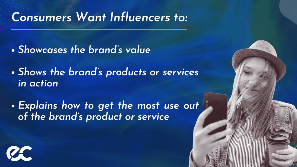 consumers want influencer marketing social media marketing trends graphic