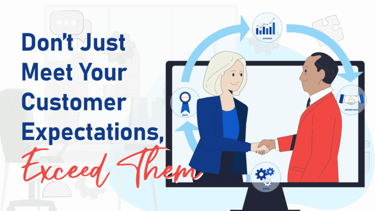 Customer expectations graphic blog banner