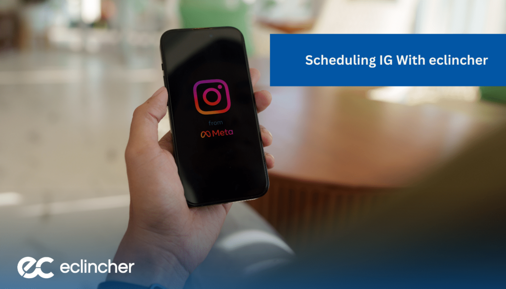 image of IG app with scheduling tool