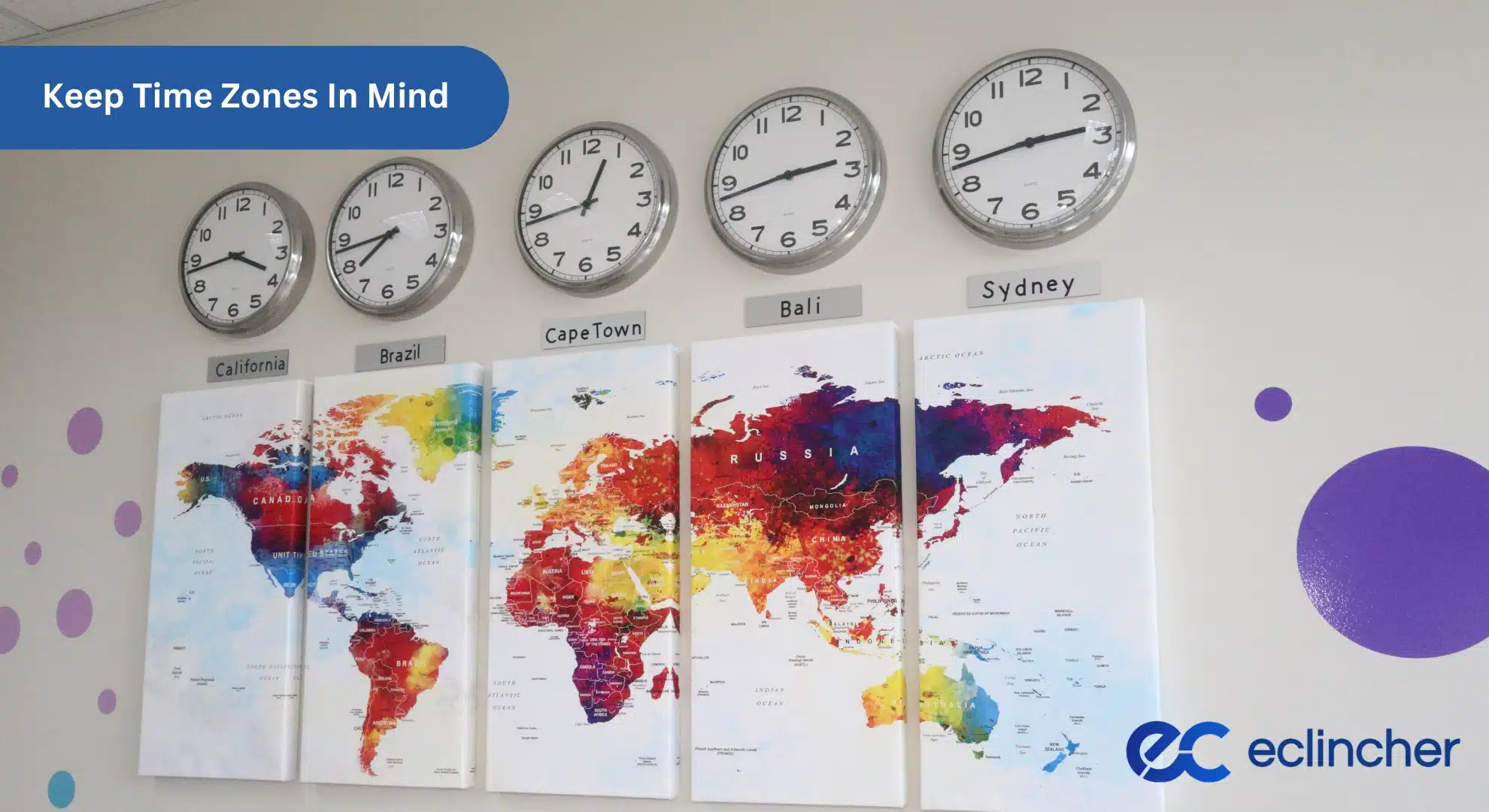 Keep Time Zones In Mind for social media automation