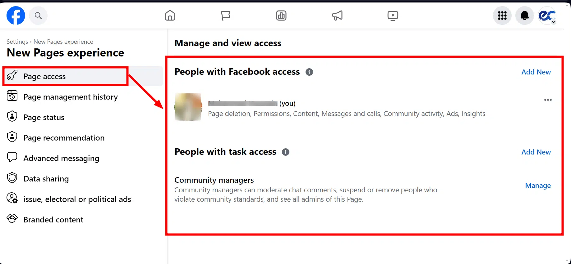 Add Page Roles